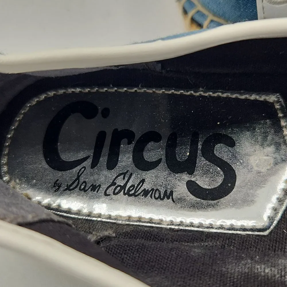 Circus by Sam Edelman's Leni Fries B4 Guys Denium Espadrille flats 8.5